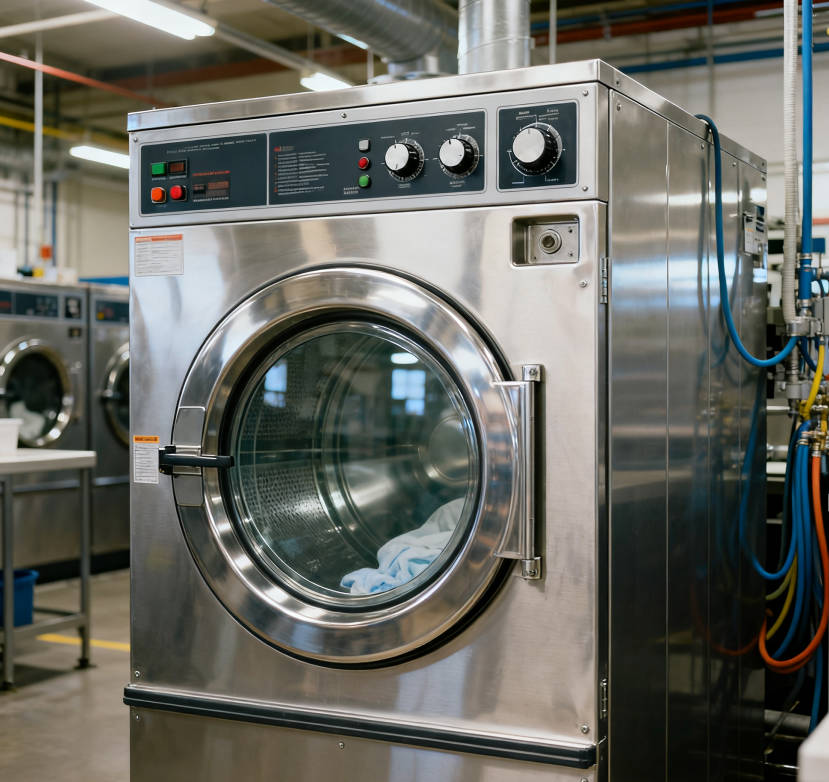 Industrial Washing Machine Core Configurations Guide: Motor, Drum, Bearings, Control System(图1) Industrial Washing Machine Core Configurations Guide: Motor, Drum, Bearings, Control System(图1)